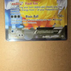 Pokemon Flareon EX Full Art Ultra Rare Holo RC28/RC32 Generations Card - Image 3