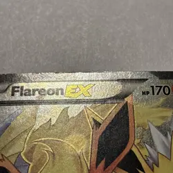 Full Art Flareon EX RC28/RC32 Generations Radiant Collection Ultra Rare Pokemon - Image 4