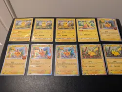 Pikachu Pokemon TCG Card Bundle Job Lot Holos Rare Holos 10 Cards In Total - Image 1