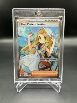 Pokemon TCG Mega Evolution Lillie's Determination Full Art Trainer Card 169/132 - Image 1