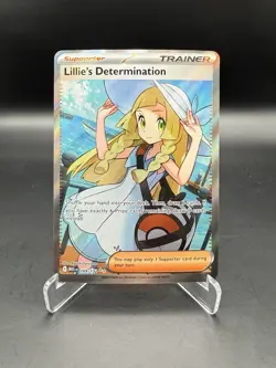 Pokemon TCG Mega Evolution Lillie's Determination Full Art Trainer Card 169/132 - Image 3