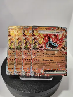 4x Hearthflame Mask Ogerpon ex 040/167 Twilight Masquerade Pokemon Card NM FAST - Image 1