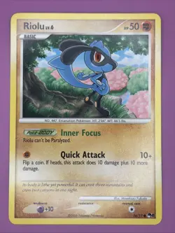 Riolu 016/017 Pop Series 8 Regular Finish Pokemon Card - Image 1
