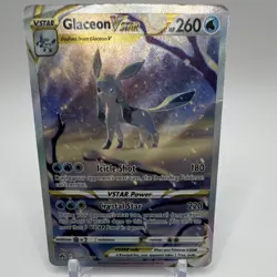 Pokemon Glaceon VSTAR GG40/70 Crown Zenith Ultra Rare Holo English Card - Image 1