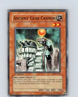 Yu-Gi-Oh TCG Ancient Gear Cannon SOI-EN009 1st Edition Common Card MP-LP - Image 1