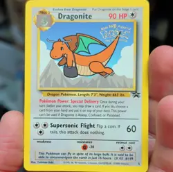 Pokemon Dragonite Promo Card Kids WB The First Movie 1999 Vintage - Image 2