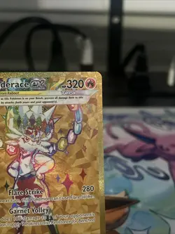Pokemon TCG Scarlet & Violet Cinderace EX 163 Promo Holo Card NM Condition - Image 4