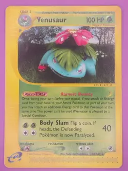 Venusaur 68/165 Expedition Base Regular Finish Vintage Pokemon Card (Damaged) - Image 1