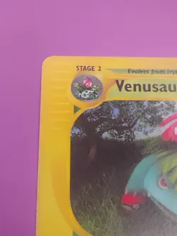 Venusaur 68/165 Expedition Base Regular Finish Vintage Pokemon Card (Damaged) - Image 3