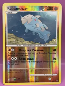 Relicanth SH8 Supreme Victors Secret Rare Reverse Holo Vintage Pokemon Card - Image 1