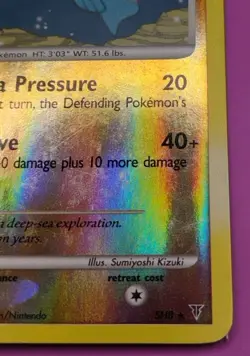 Relicanth SH8 Supreme Victors Secret Rare Reverse Holo Vintage Pokemon Card - Image 5