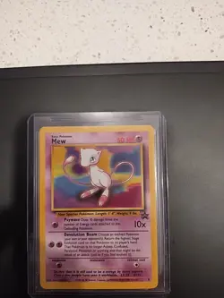 Pokemon Pokemon TCG Card Promo Mew 8 Black Star WOTC - Image 1