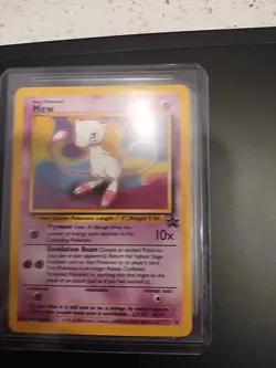 Pokemon Pokemon TCG Card Promo Mew 8 Black Star WOTC - Image 4