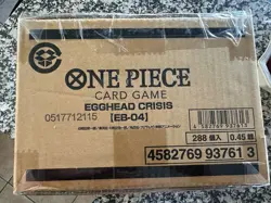 ONE PIECE Card Game Egghead Crisis EB-04 Sealed Case 12 Boxes JP IN HAND USA - Image 1