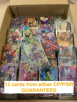 Super Dragon Ball Heroes SDBH TCG 150 cards lot of CP, P, SR, R & C mixed Japan - Image 4