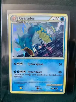 Gyarados HGSS4 HeartGold SoulSilver (Cracked Ice Holo) 4/123 Pokemon TCG - Image 1