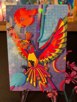 Pokemon Ho-oh Cracked Ice Holo Team Rocket Card Database Set Peru - Image 1