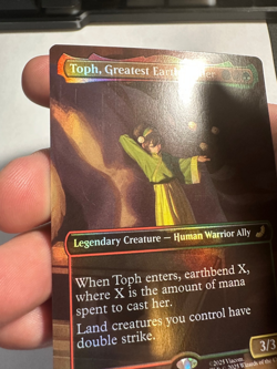 Toph, Greatest Earthbender Borderless Foil x1, MTG, TLE, LP *READ* - Image 2