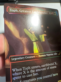 Toph, Greatest Earthbender Borderless Foil x1, MTG, TLE, LP *READ* - Image 3