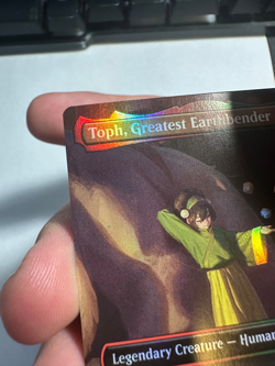 Toph, Greatest Earthbender Borderless Foil x1, MTG, TLE, LP *READ* - Image 4