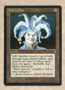 MTG - JESTER'S CAP - Ice Age - 1995 - NEAR MINT+ - Rare - Never Played - Image 2