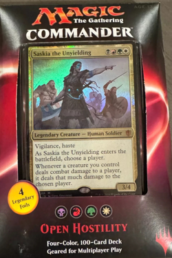 MAGIC THE GATHERING COMMANDER DECK OPEN HOSTILITY Brand New *Factory Sealed* - Image 1
