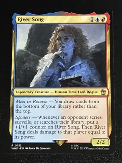 MTG Universes Beyond: Doctor Who River Song 0152 NM Rare - Image 1