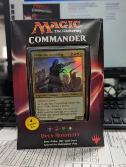 ENGLISH Open Hostility Saskia Commander Deck MTG Magic the Gathering - SEALED 630509416202 - Image 1