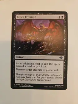 Mtg Bitter Triumph Nm Lci - Image 1