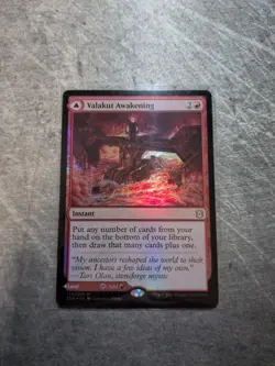 MTG Zendikar Rising Valakut Awakening/Stoneforge (#174, Near Mint, Foil) - Image 1