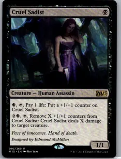 #93 Cruel Sadist Magic 2015 (M15) Rare - Image 1