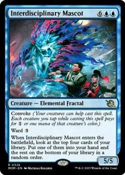 X 1 Interdisciplinary Mascot March of the Machine 326 MTG Magic The Gathering - Image 1