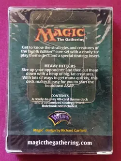 Magic The Gathering 8TH EDITION HEAVY HITTERS EIGHTH New Sealed Theme Deck MTG - Image 2