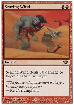 Searing Wind PL 8th Edition MTG Magic the Gathering Red English Card - Image 1