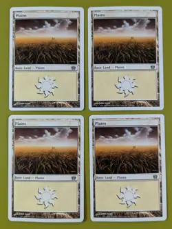 Plains (331) x4 Eighth Edition 8th 4x Magic the Gathering MTG - Image 1