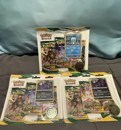 Pokemon Sword & Shield Evolving Skies 3 Pack Blister (2 x Umbreon, 1 x Eiscue) - Image 1