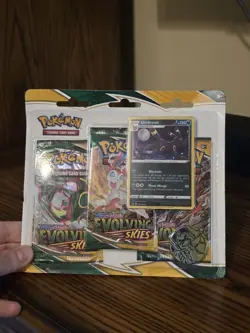 Pokemon TCG Sword and Shield - Evolving Skies 3 Booster Pack Blister (Umbreon) 820650808814 - Image 1