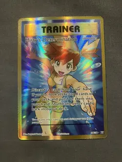 Pokemon TCG Trainer Misty's Determination 108 Evolutions Ultra Holo Full Art NM - Image 1