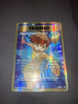 Pokemon TCG Trainer Misty's Determination 108 Evolutions Ultra Holo Full Art NM - Image 2