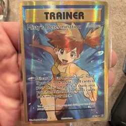 Pokemon Card TCG Misty's Determination Evolutions 108/108 Holo Full Art NM - Image 1