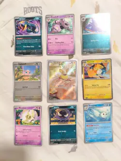 Pokemon 9 Card Bulk Lot | 1 Holo + 8 Common - Authentic TCG Collection (9) - Image 1