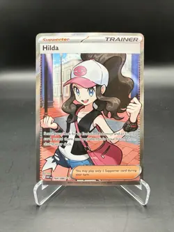 Hilda 164/086 Full Art Ultra Rare White Flare Pokemon TCG Trainer Card - Image 3