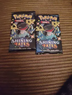Pokemon TCG Shining Fates Booster Packs 2 packs 753569127335 - Image 1