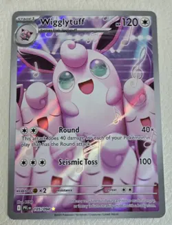 2025 Pokemon Phantasmal Flames - Wigglytuff #105 - Image 1