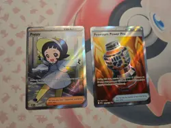 Pokemon Tcg Full Art Trainer Lot Poppy OBF 220/197 Premium Power Pro MEG 174/132 - Image 1