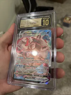 Pokemon CGC 10 PRISTINE Blastoise VMAX SWSH103 Holo Black Star Promo Battle Box - Image 3
