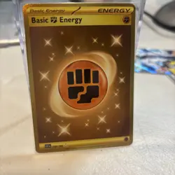 Fighting Energy 258/198 Secret Gold Alt Art Scarlet & Violet Pokemon English - Image 4