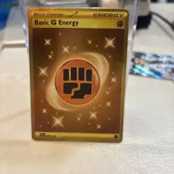 Fighting Energy 258/198 Secret Gold Alt Art Scarlet & Violet Pokemon English - Image 5