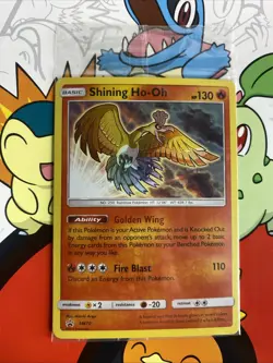 Pokemon Black Star Promo - Shining Ho-Oh SM70 Holo Foil Factory Sealed - Image 1