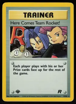 Here Comes Team Rocket! 15/82 Rare Team Rocket Holo 1st Edition Pokemon - Image 1
